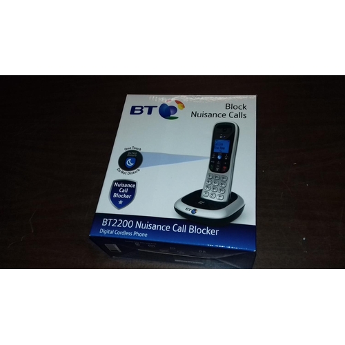 128 - Boxed BT 2200 nuisance call blocker digital cordless phone