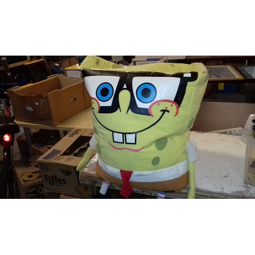 10 - 2 foot tall felt SpongeBob soft toy