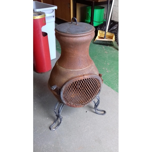 1 - Small pot belly stove/chiminea