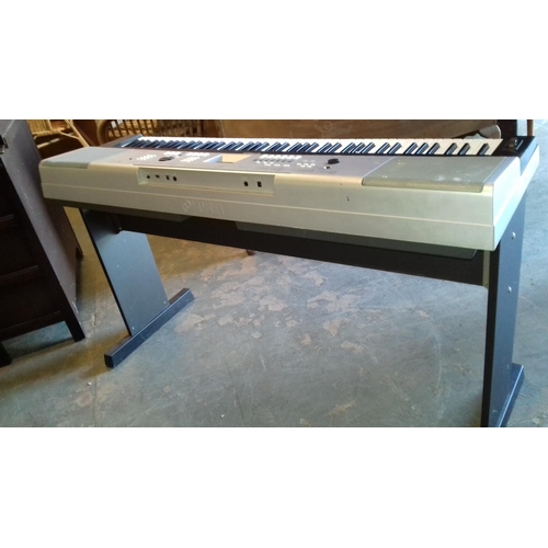 502 - Yamaha portable grand DGX-520 digital piano, believed to be working but no power supply