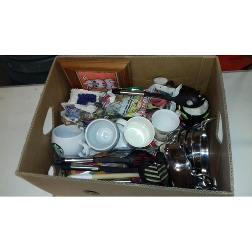 221 - Box of assorted kitchen related miscellaneous