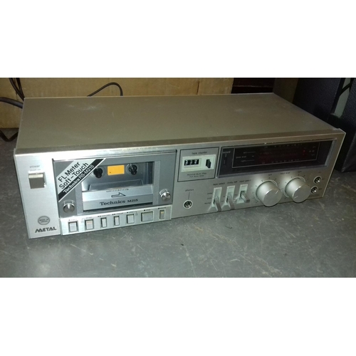 523 - Technics model number RS-M215 stereo cassette deck