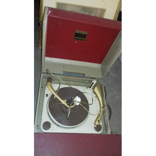 421 - Vintage Dansette automix portable record player