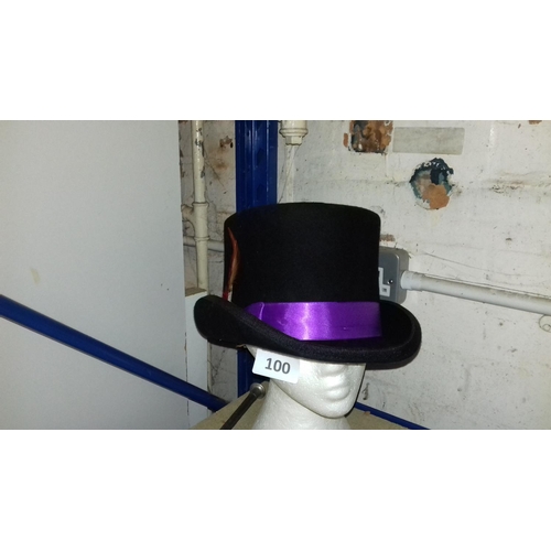 100 - Karma accessories 100% wool top hat