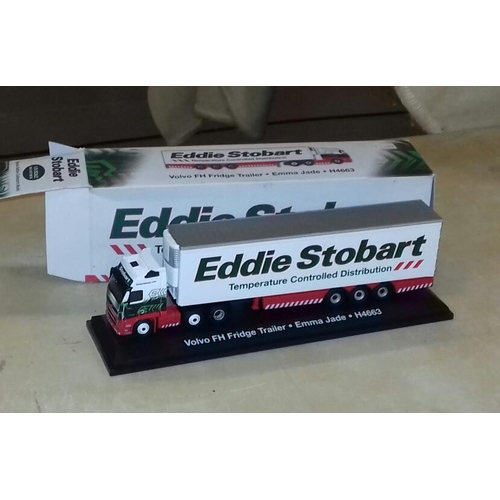 46 - Boxed Eddie Stobart H4663 1/76 scale Volvo FH curtainside 'Emma Jade'