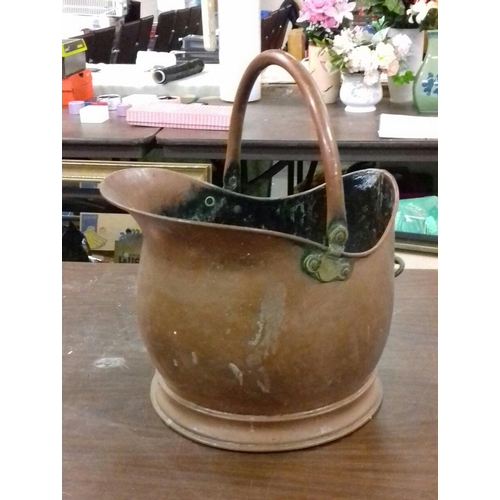 24 - Copper coal bucket