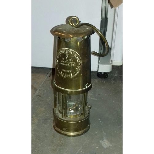 30 - Protector lamp co Eccles Type 6 miners lamp