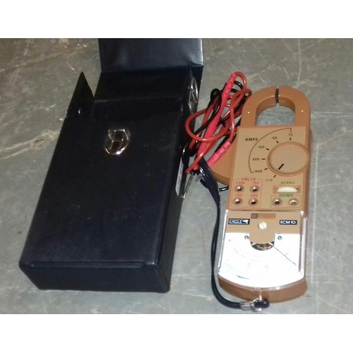 49 - Eagle ECM10 clamp meter in case