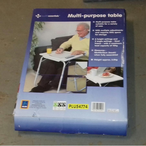 428 - Boxed multi purpose table