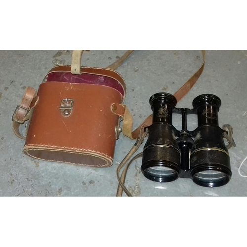 34 - Vintage Iris of Paris binoculars in case