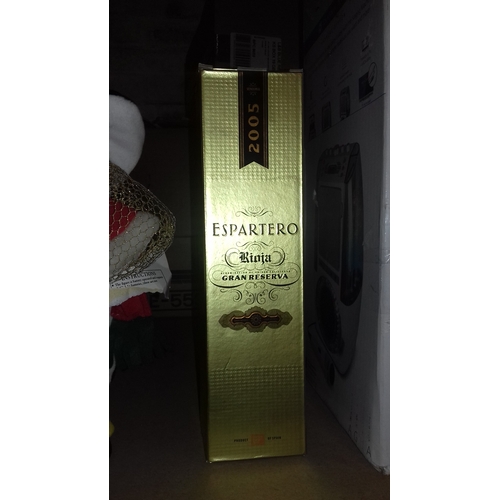 425A - Boxed and unopened 2005 Espartero Gran Reserva rioja 75 cl