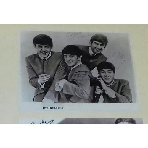 10 - 51 x 53 cm Fujifilm photographs of signed Beatles collectables