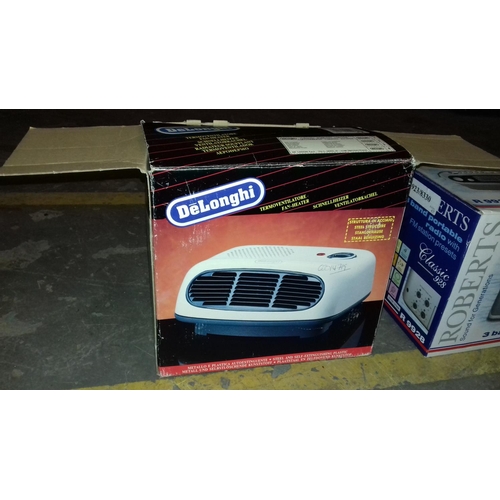 416 - Boxed as new DeLonghi 2000w portable fan heater