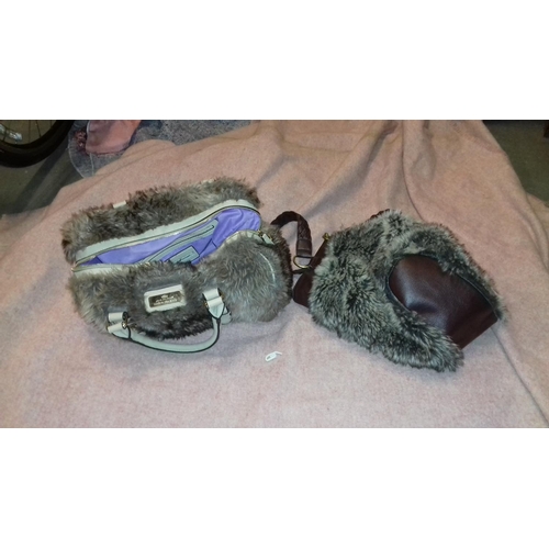 18 - River Island furry handbag and similar shoulder bag