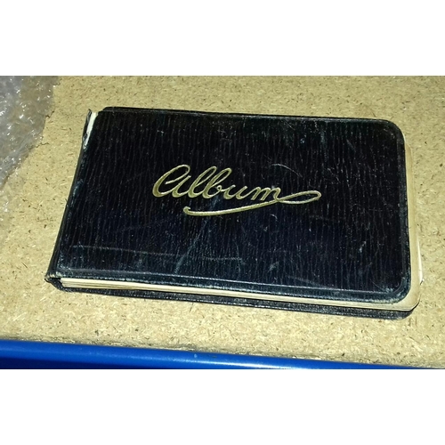 63 - 1930's autograph album with assorted signatures and verses