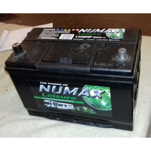 6 - As new Numax leisure battery LV26MF for caravan