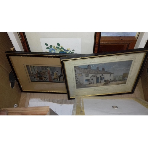 137 - Job lot of assorted framed pictures and paintings