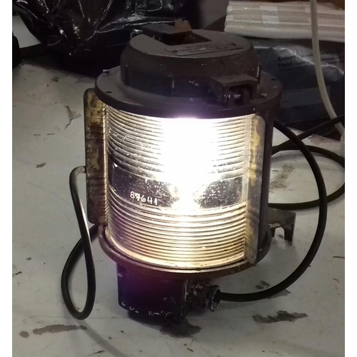 328 - Phosphor bronze stern ships lamp in working order