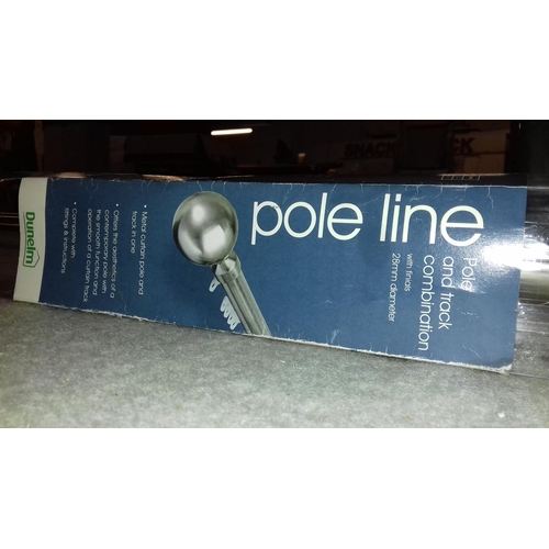 8 - New and still boxed 7 Foot curtain pole