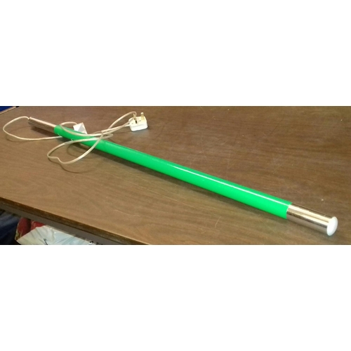 1 - Green electric light stick in working order