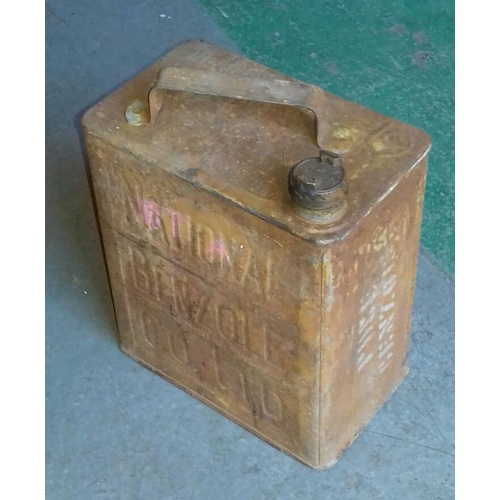 206 - National Benzole company oil can