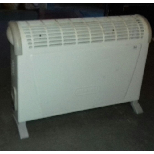 541 - White DeLonghi slimline convector heater working order