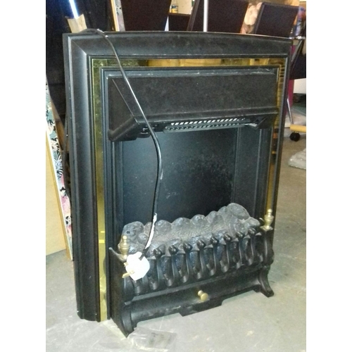 427 - Black coal effect electric fire