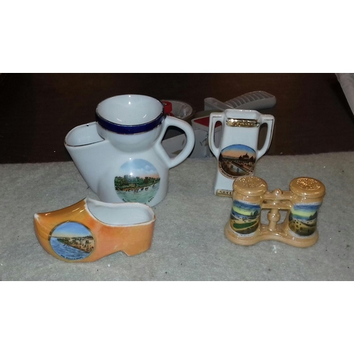 67 - 4 x novelty porcelain and china Rhyl souvenir Ware