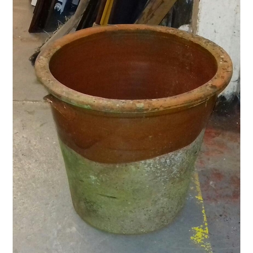 2 - 42 cm tall salt glazed stoneware pot