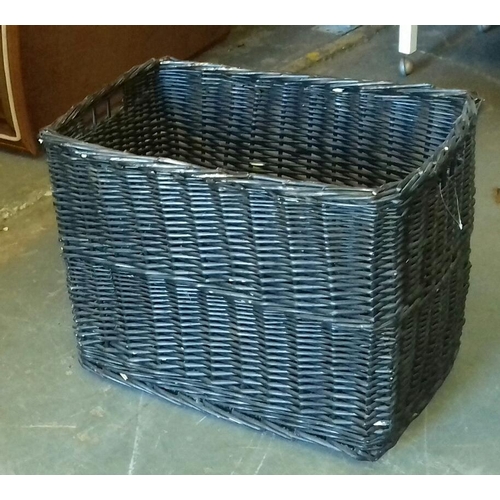 440 - 60 x 40 black wicker basket