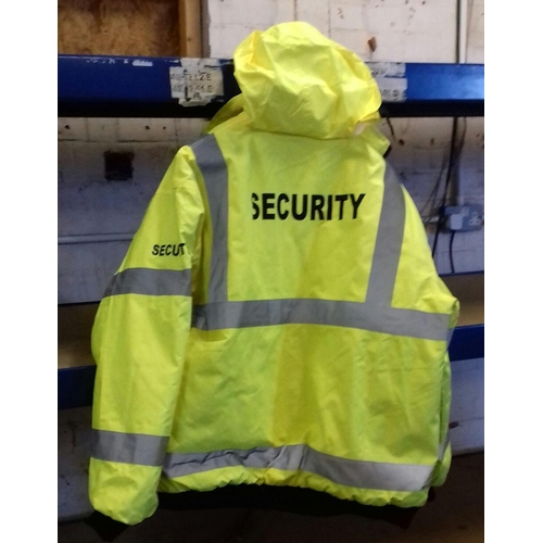 213 - Hi-Viz security jacket size large