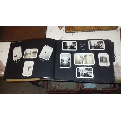 245 - 4 x vintage photo albums with assorted photographs