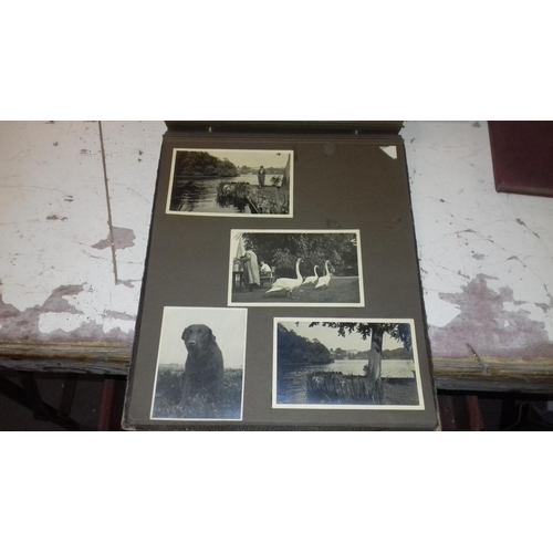 245 - 4 x vintage photo albums with assorted photographs