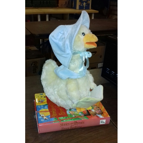 225 - Mother Goose storyteller toy and bedtime story book