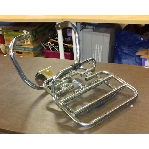 255 - Chrome Vespa bike rack