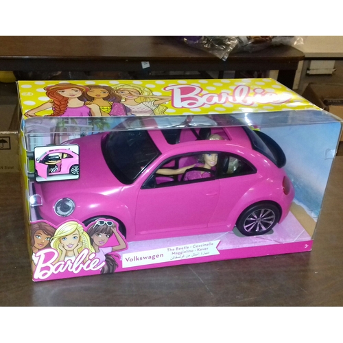 188 - New and boxed Barbie Volkswagen Beetle with doll