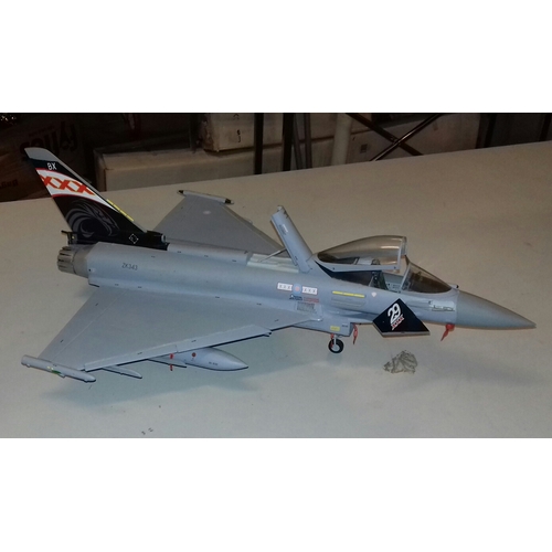 213 - Constructed 1/32 scale RAF Typhoon display team model