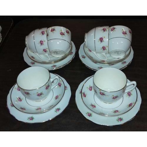 57 - Vintage duchess 6 place setting 18 piece tea set