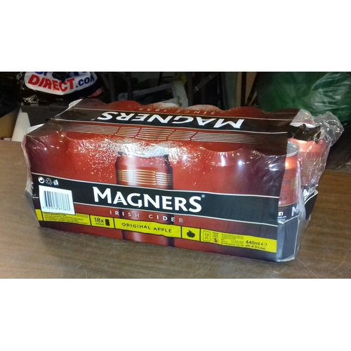 189 - Unopened case of 18 x 440 ml cans of original Magners Cider