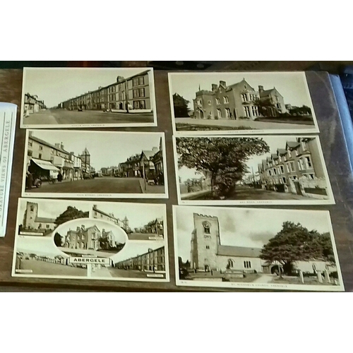 410 - Large amount of Tuck's 6 pack vintage Abergele view postcards