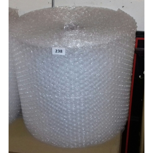 239 - 50 metre roll of medium sized bubble packaging wrap