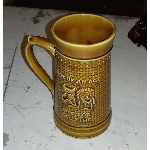 35 - Brown glazed Lord Nelson 75 Hamlet tankard