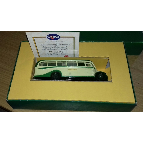 279 - Boxed with COA limited edition Corgi 'Crosville' Bedford OB coach