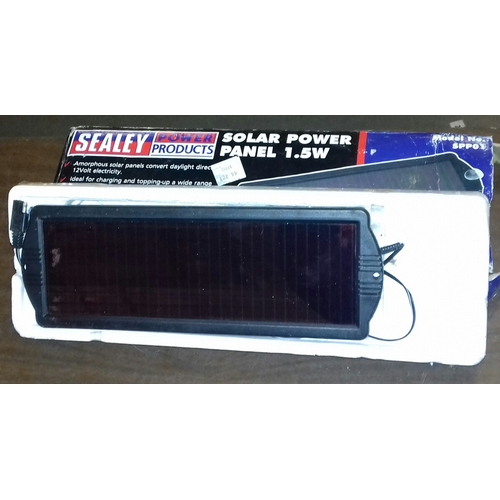 227 - Boxed Sealey 1.5 watt solar power panel