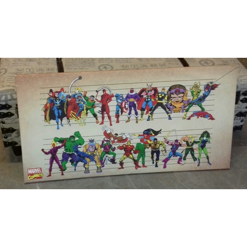 258 - 100 x 50 cm Marvel Comic Heroes canvas wall art