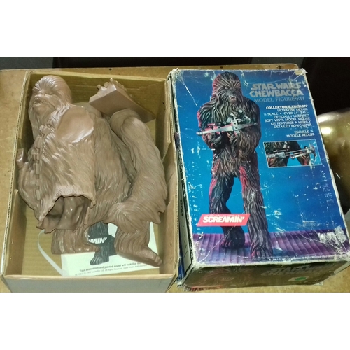 251 - Boxed 1/4 scale Star Wars Chewbacca model figure kit