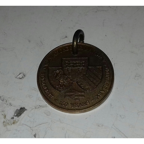 547 - Liverpool and Manchester railway anniversary bronze medal