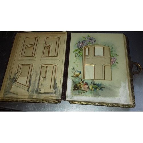 298 - Slightly distressed Victorian photograph album