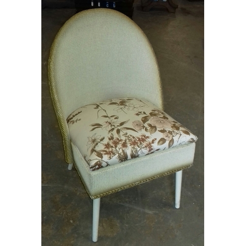 499 - LLoyd Loom style tub chair with under seat storage