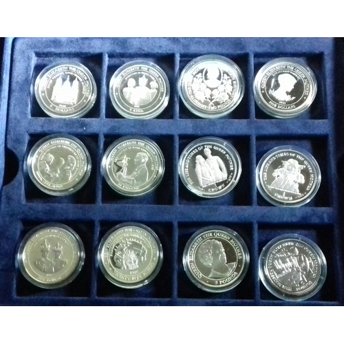 585 - Westminster coin collection set of 29 x Queen Mother approved, H.M. Queen Elizabeth the Queen Mother... 